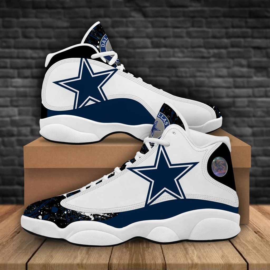 Women's Dallas Cowboys Limited Edition JD13 Sneakers 004